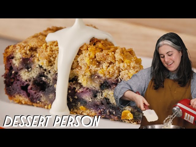 Claire Saffitz Makes The Perfect Blueberry Buckle | Dessert Person