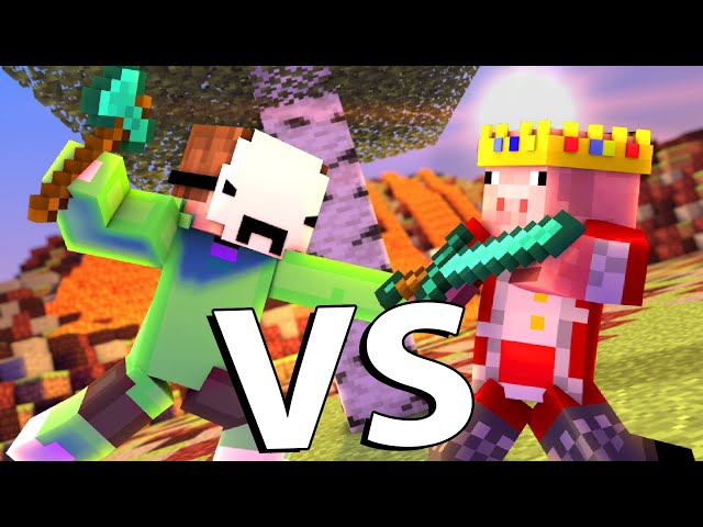 Dream VS Technoblade - Minecraft FIGHT Animation