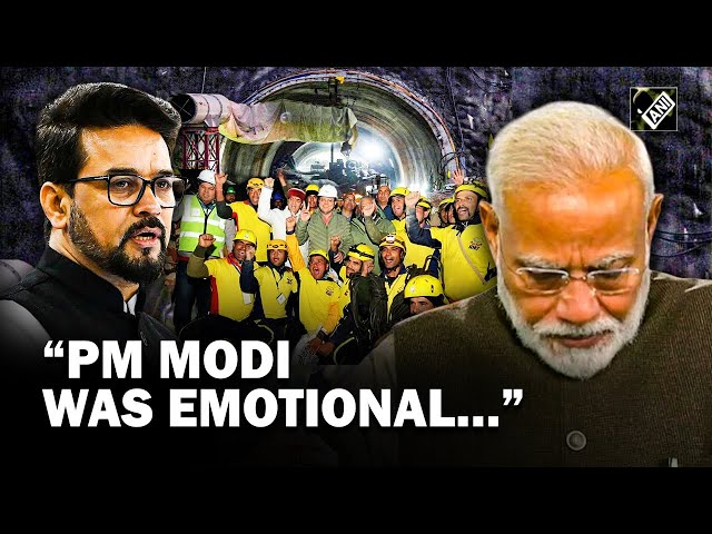 “Used to take updates twice…” Anurag Thakur recalls when PM was emotional over Silkyara rescue ops
