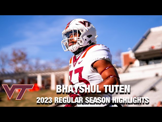 Bhayshul Tuten 2023 Regular Season Highlights | Virginia Tech RB