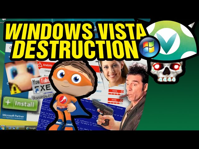 [Vinesauce] Joel - Windows Vista Destruction