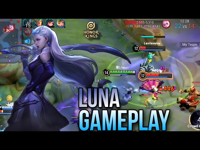 HOK : Luna Intense Gameplay | Hardest hero Luna - Honor of Kings