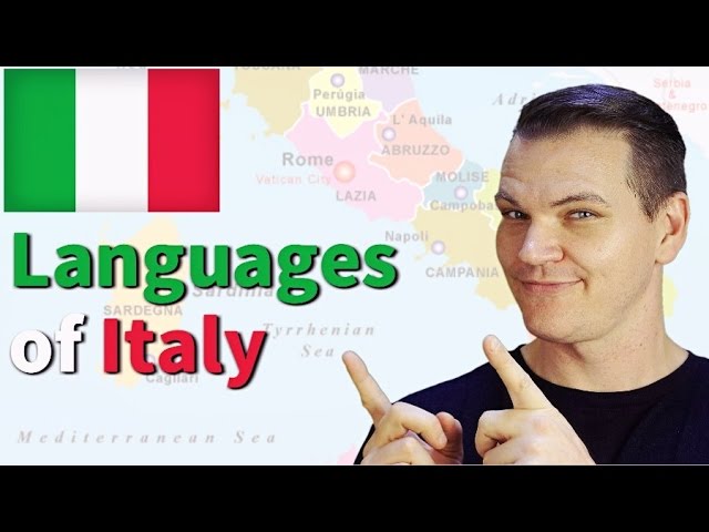 Languages of Italy - (NOT just dialects!)