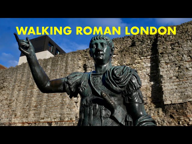 Walking London's Roman Wall | London Wall Walk (4K)