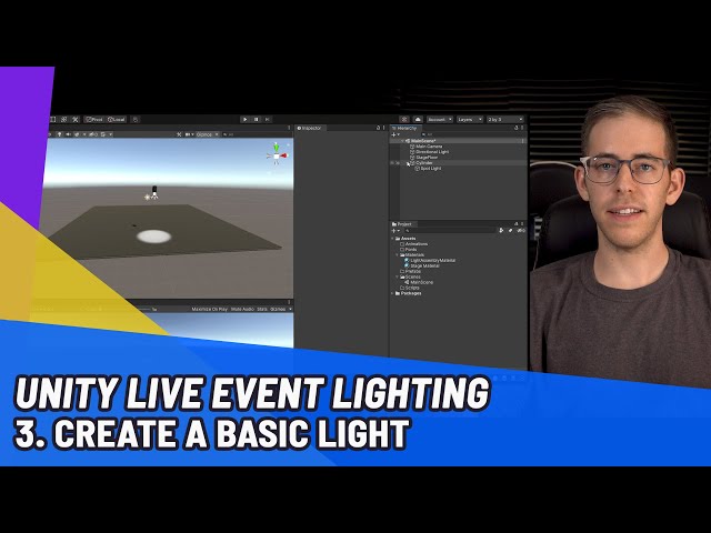 Creating A Basic Light In Unity