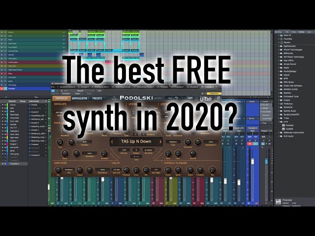 u-he Podolski FREE Synthesizer and Arpeggiator