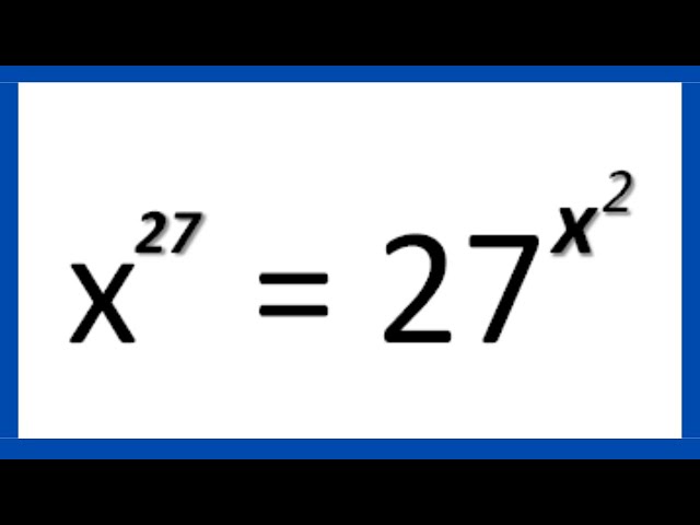 Solving Exponential Equation║ Math Olympiad ║Exponential Tricks