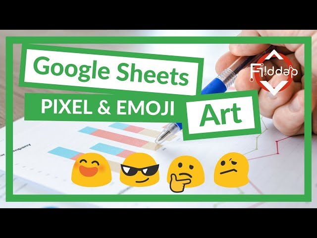 How to Make Pixel art and Emoji art in Google Sheets