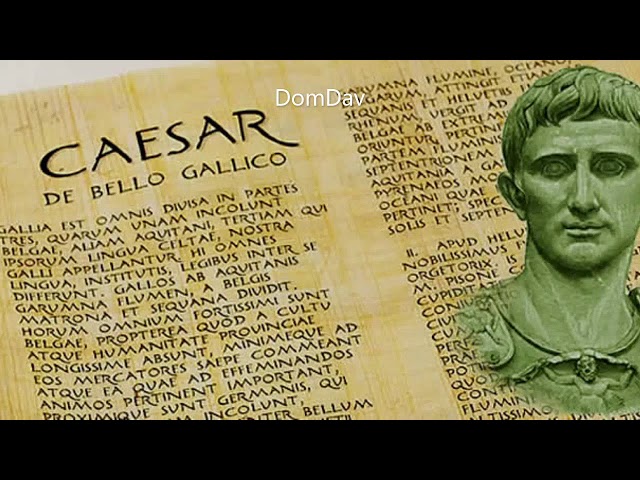 De Bello Gallico, i racconti di Cesare sulla conquista della Gallia - [A8DS]