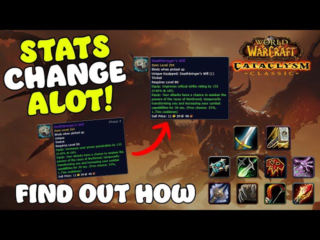 How the "New" Stat system works in Cataclysm Classic