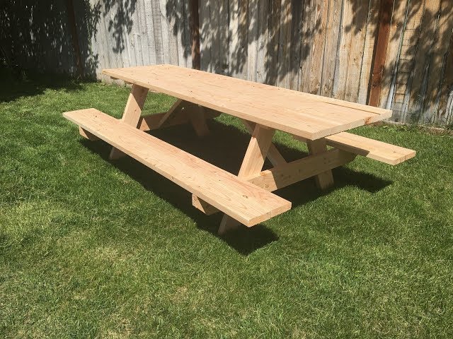How to Build A Picnic Table - Detailed Step By Step Guide