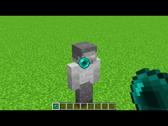 what's inside the statue of herobrine ?