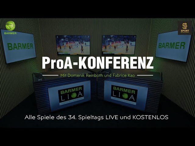 ProA LIVE: Die große Konferenz zum 34. Spieltag feat. Abstiegs-Entscheidungen | SDTV Basketball
