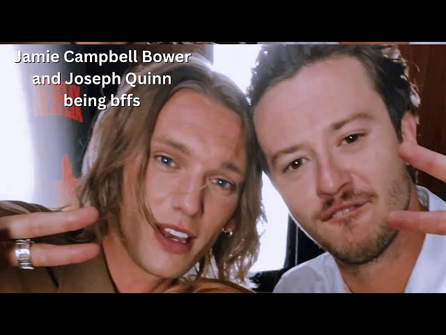 Jamie Campbell Bower and Joseph Quinn being funny and wholesome together for 27 minutes