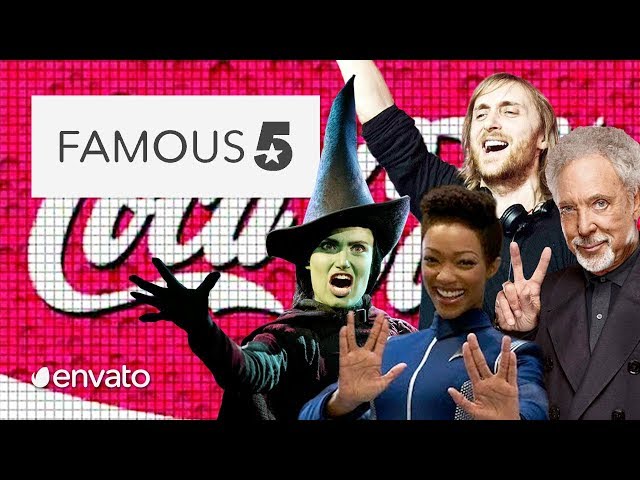 What David Guetta, Tom Jones, Coca Cola and More Made With Envato | Famous 5 S6 E1