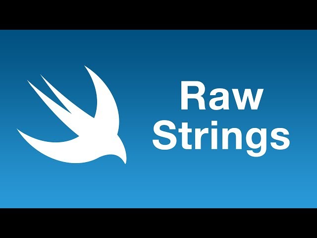 Raw strings in Swift