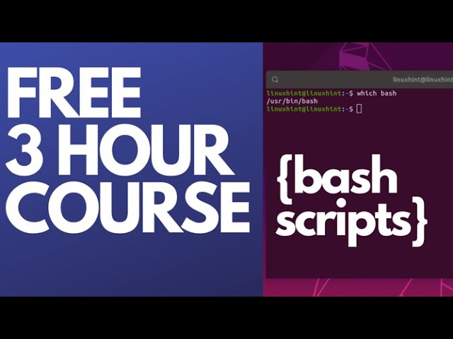 Bash Scripting Full Course 3 Hours
