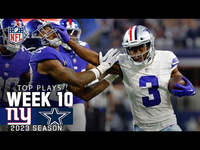 Dallas Cowboys Top Plays vs. New York Giants | 2023 Regular Season Week 10