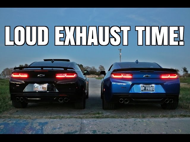 MBRP Axle Back Exhaust Install & Sound Clips - 2016 Camaro SS