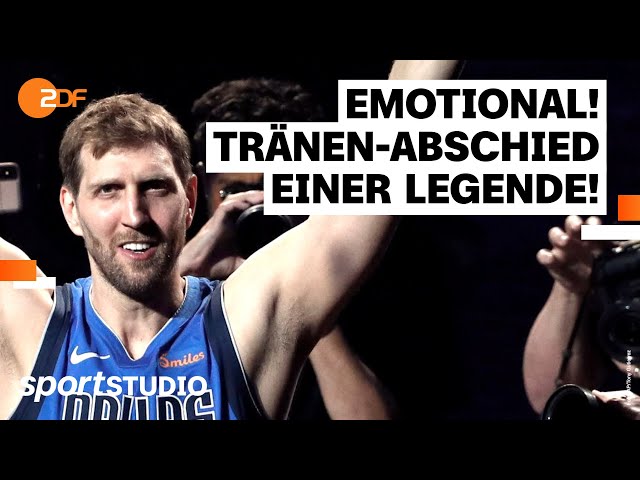 Das emotionale Karriereende von Basketball-Legende Dirk Nowitzki | sportstudio