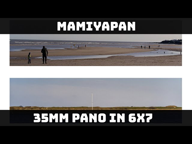 Making a MamiyaPan (35mm film in RB67)