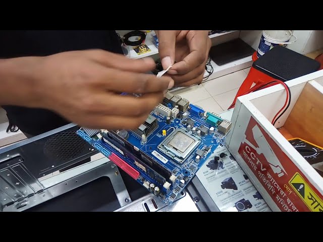 New PC setup Bangla । Create a new CPU । How to Assemble CPU Step by Step