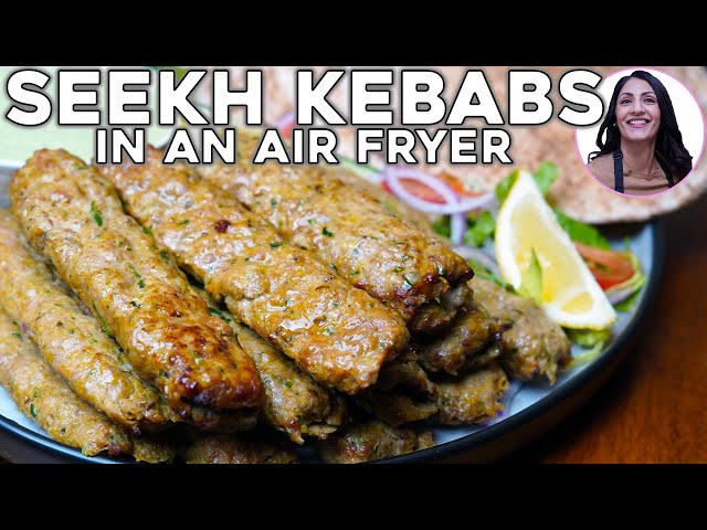 7 Minute AIR FRYER SEEKH KEBABS Restaurant Style!