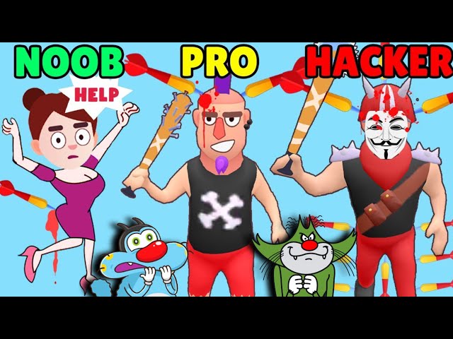 NOOB vs PRO vs HACKER | With Oggy And Jack | In Hit Master 3D Game | Rock Indian Gamer | Hindi |