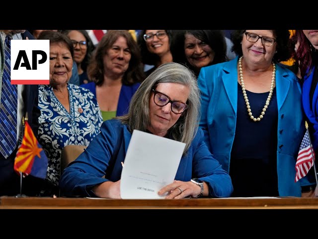 Arizona Gov. Katie Hobbs' signing of abortion law repeal follows political fight by women lawmakers