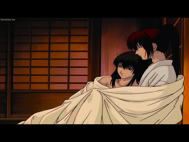 緋村 剣心 ! Tomoe betrays Kenshin after a happy night   巴は幸せな夜を過ごした後、剣心を裏切る   Shishio vs Kenshin