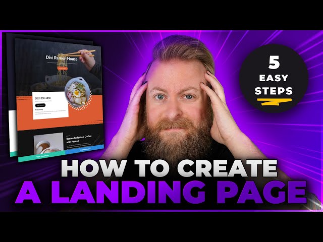 How to Create a Landing Page in 2024