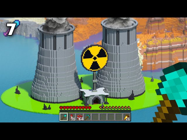 I Built A Reactor In Minecraft Hardcore