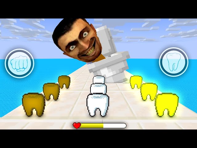 Skibidi Toilet Smile Rush Game - Minecraft Animation