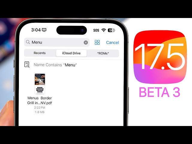 iOS 17.5 Beta 3 Released - What's New?