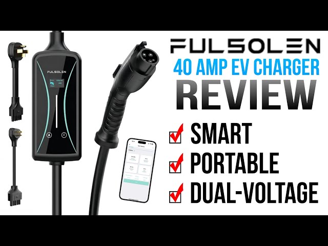 Fulsolen A01 Smart Portable Dual-Voltage 40A EV Charger Review