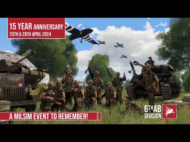 6thAB 15th Anniversary WWII Event - Exercise Eagle Strike - Mission 1 - 18/4/24