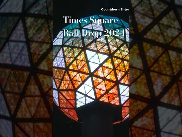 The famous ball drop in New York’s Time Square signaled the beginning of 2024! #2024