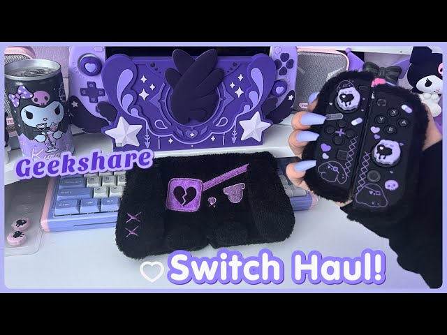 Dark Kawaii Nintendo Switch Accessories Haul - Unboxing + Review | Geekshare