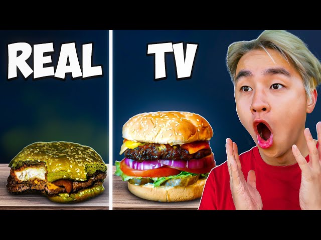 Real Food Vs Fake Tv Food (SHOCKING RESULTS)