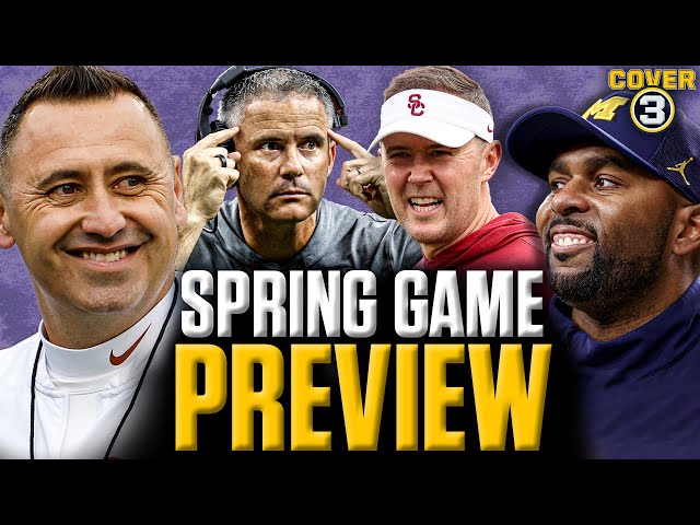 College Football Spring Game Preview | Michigan, USC, Texas, Florida State