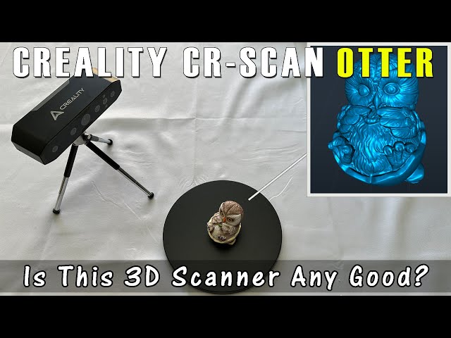 Creality CR-Scan OTTER (My New Favorite 3D Scanner!) - SETUP, TESTING & HONEST REVIEW