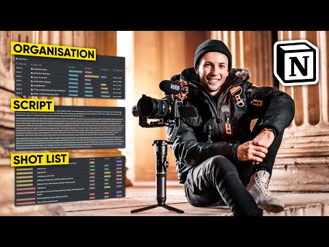 How To PLAN & ORGANISE Your VIDEOS! | Notion Filmmaking Workflow