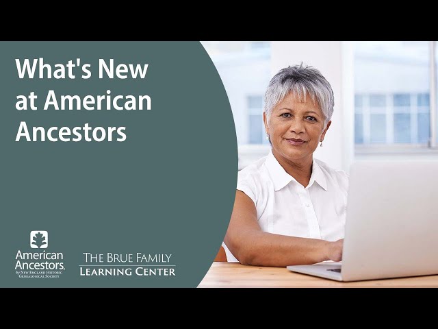 What's New at American Ancestors September 2022