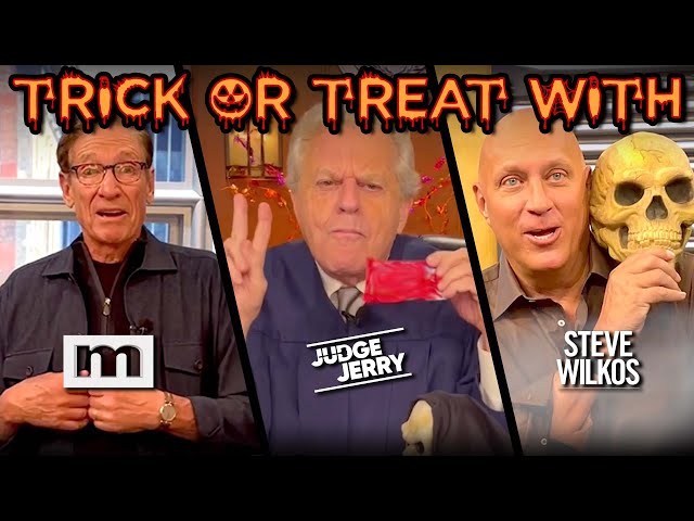 Trick or Treat with Maury @stevewilkos and @judgejerry | Maury Show