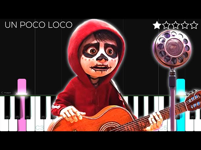 Anthony Gonzalez, Gael García Bernal - Un Poco Loco (From "Coco") | EASY Piano Tutorial