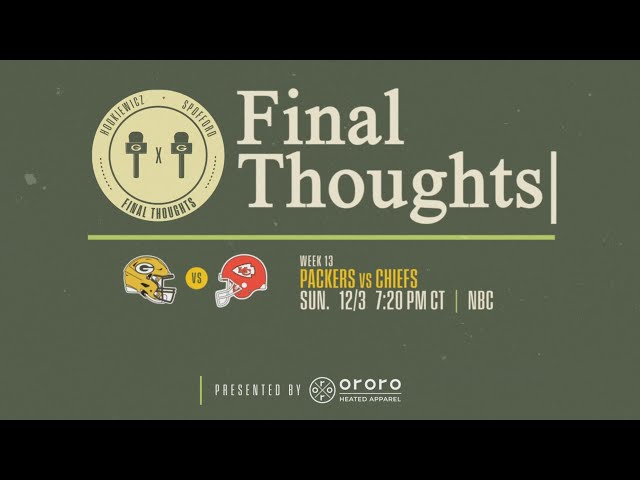 Final Thoughts: Packers vs. Chiefs | Week 13, 2023