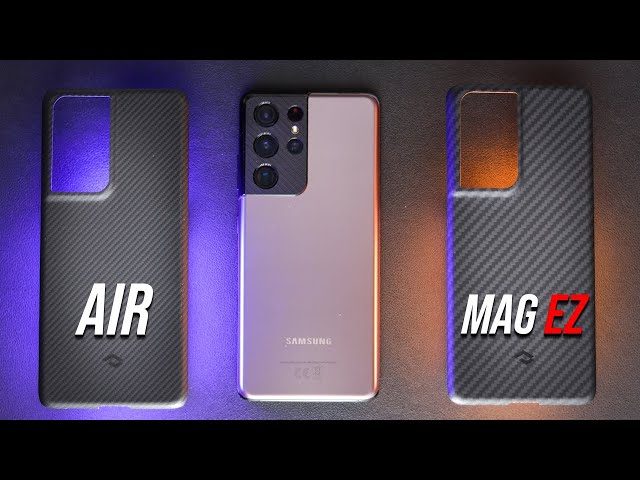 Pitaka MagEZ and Pitaka AIR Case for Samsung S21 Ultra