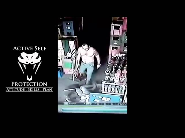 Armed Robber No Match for Armed Store Owner