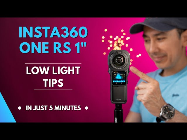 INSTA360 ONE RS 1" TUTORIAL: LOW LIGHT/ NIGHT TIPS - How To