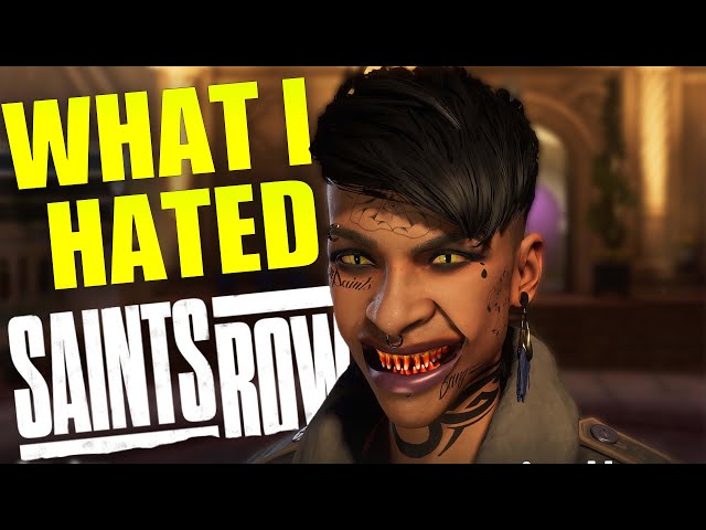 WHAT I DIDN'T LIKE ABOUT SAINTS ROW 2022
